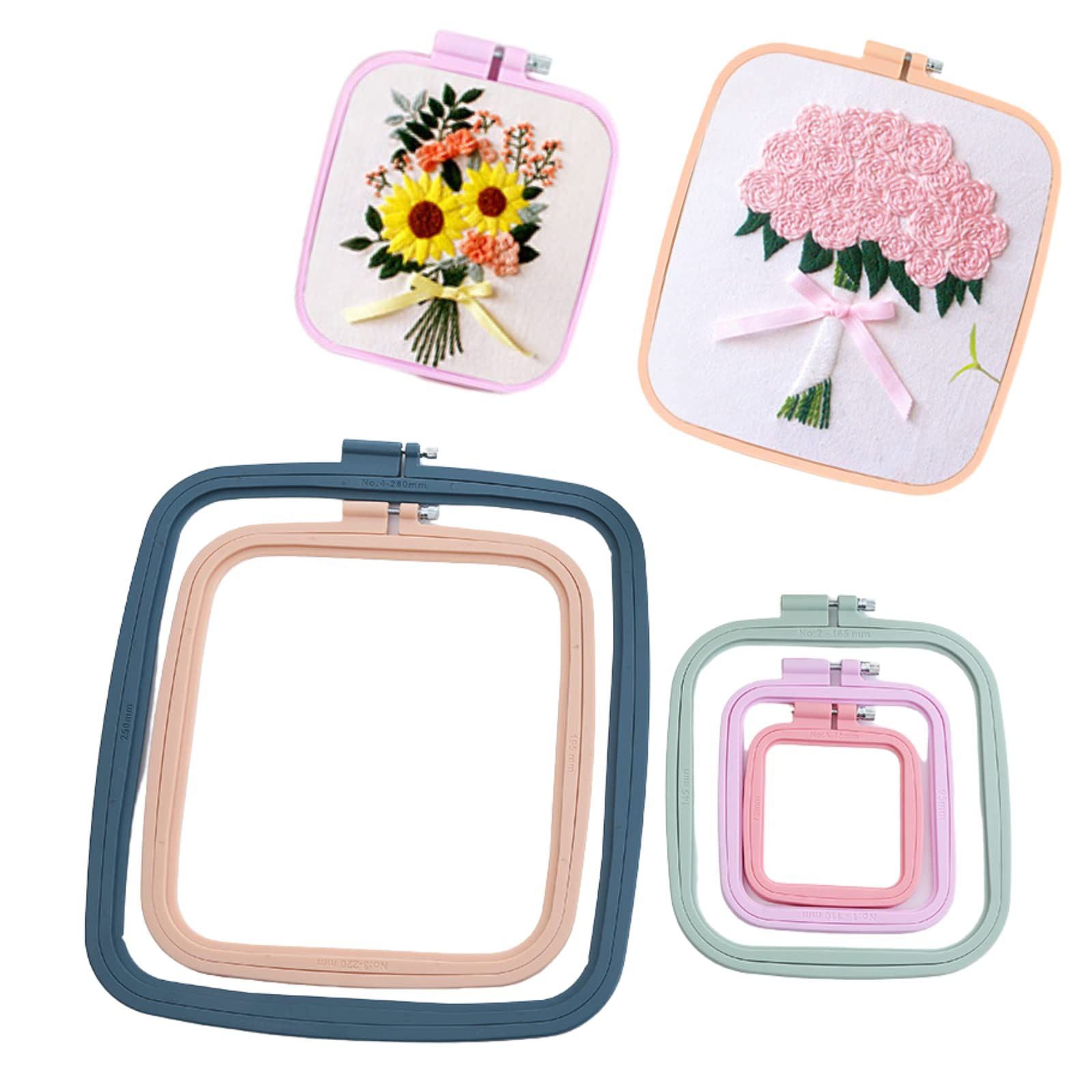 Quikaboo 刺繍枠 四角 オートクチュール 刺繍スタンド 刺しゅう枠