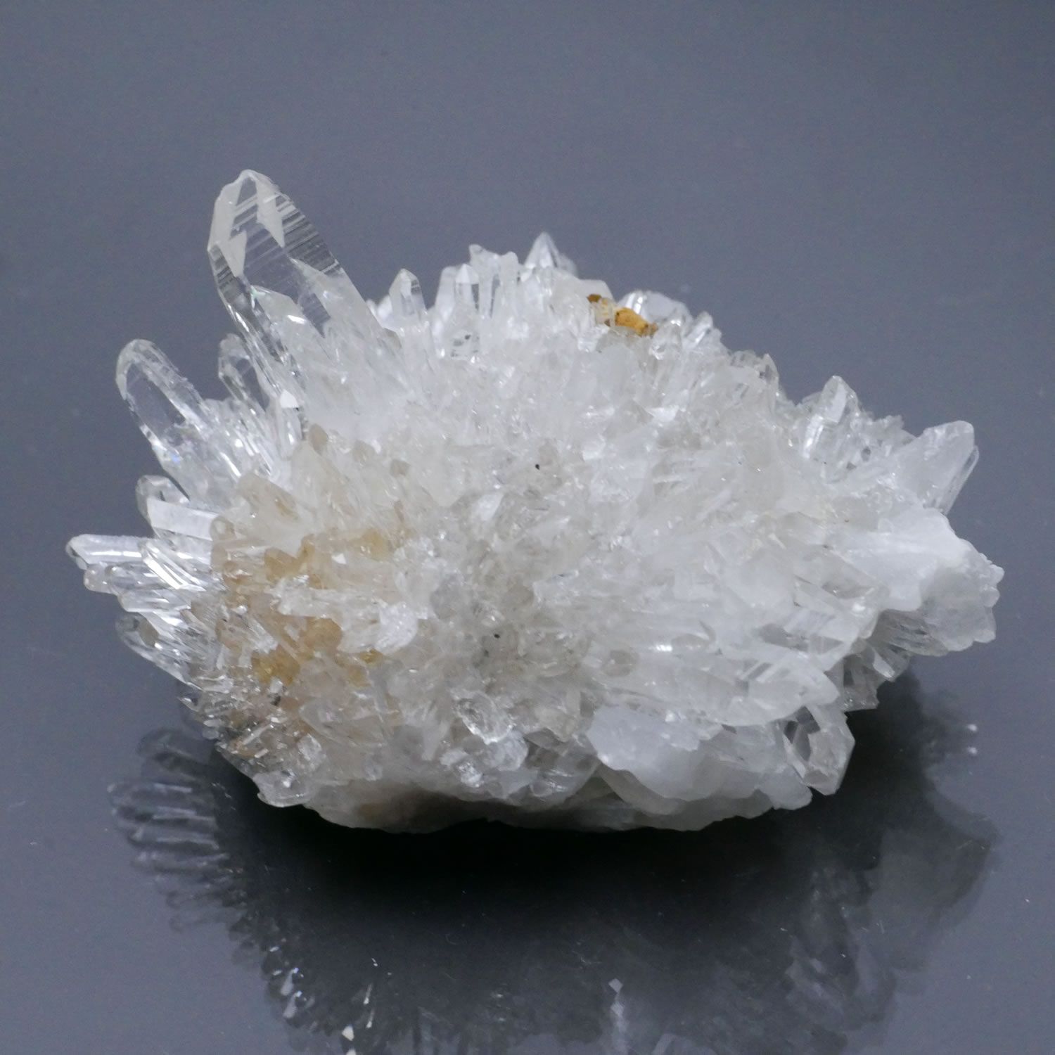 四川省産 菊花水晶 クラスター 1点物 約47g（レインボー部分あり