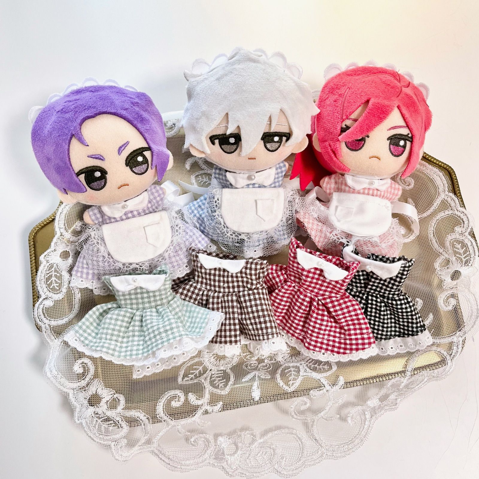 🥛🥞ちいさなメイドさん🧹🫧 ／ 10cm〜11cmぬいサイズ・ちびぐるみ