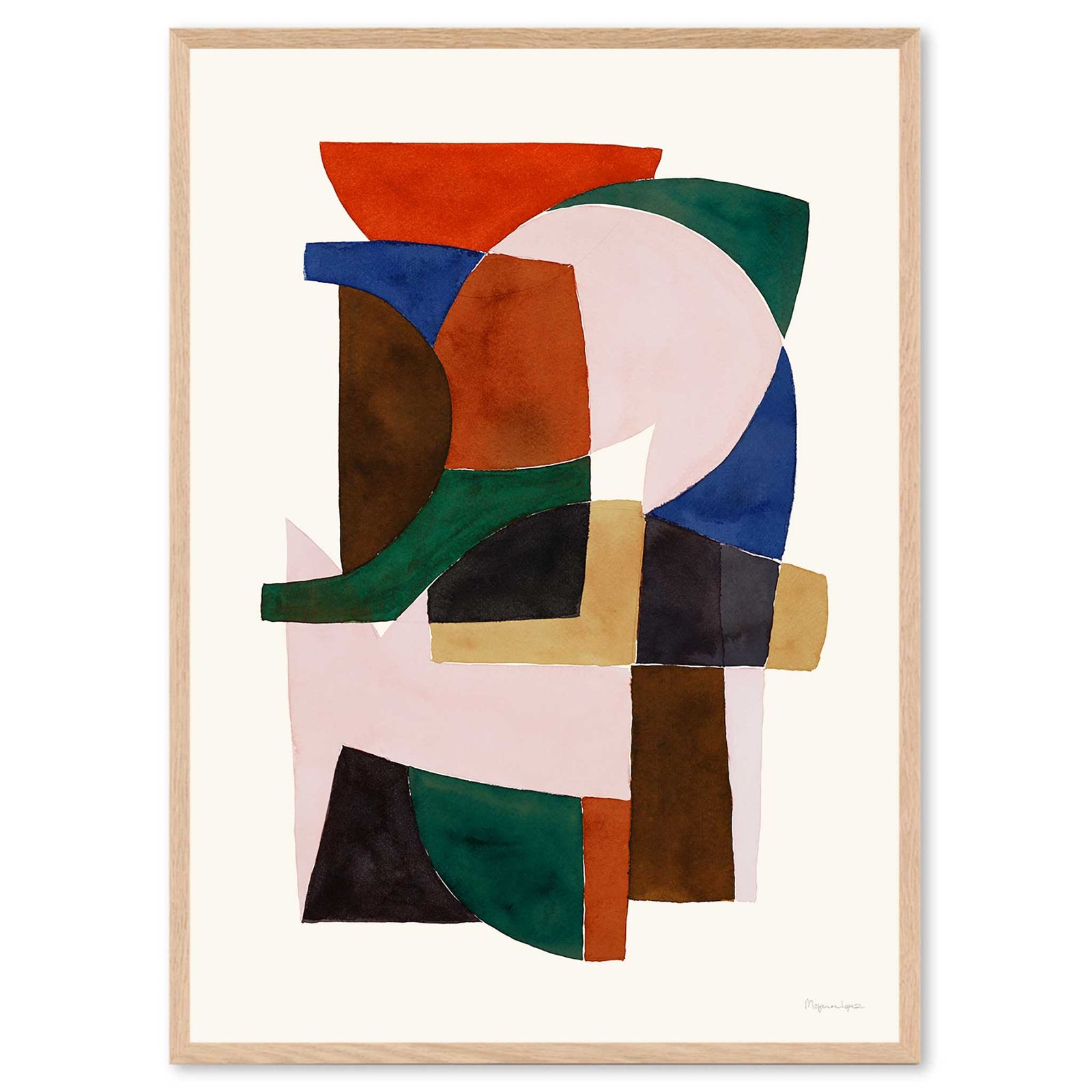 The Poster Club アートポスター 50×70cm Building Blocks ポスター