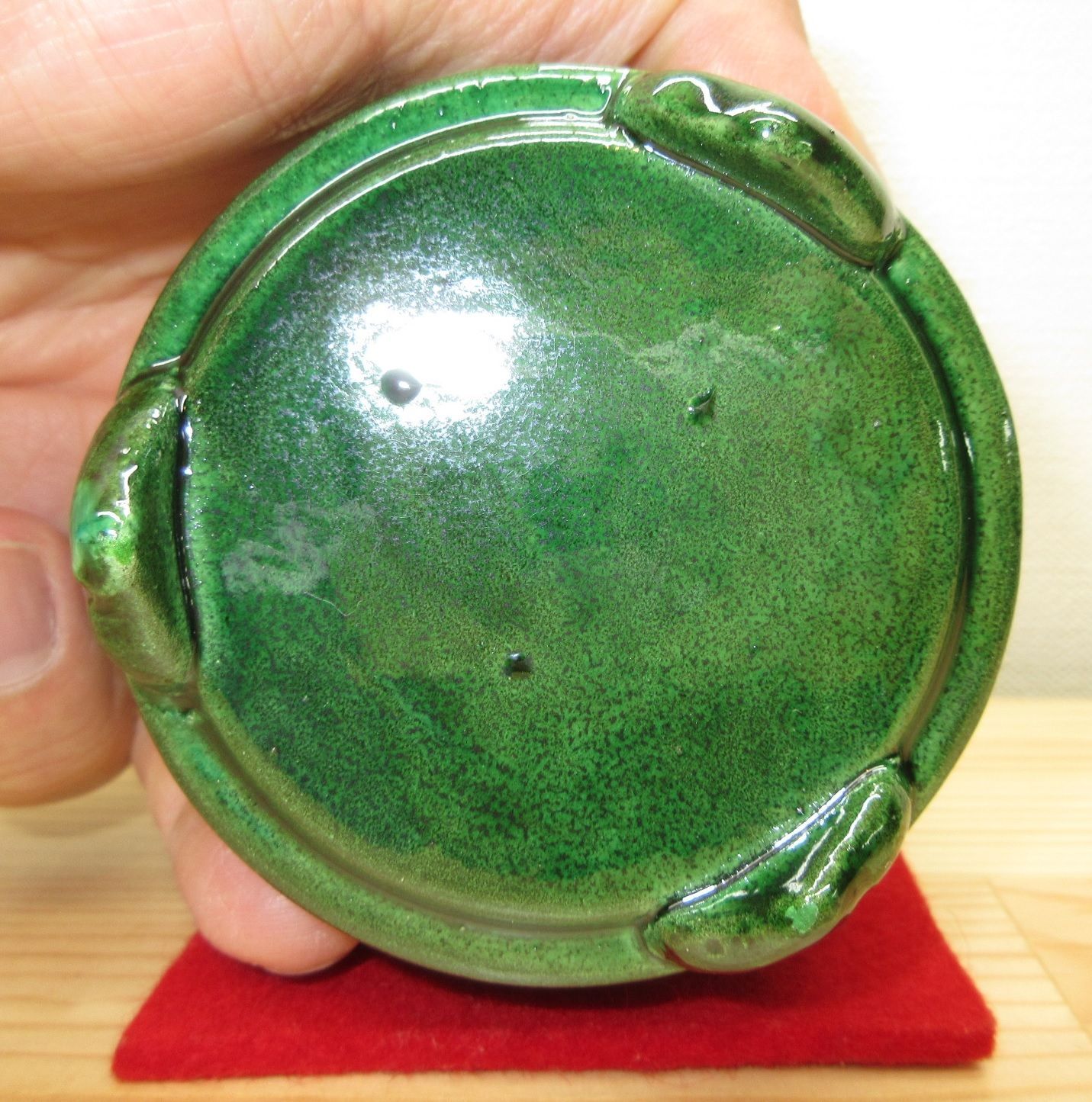 送料込【逢絢亭・新品】茶道具 七事式道具 聞香炉 青楽 雷門 松楽窯