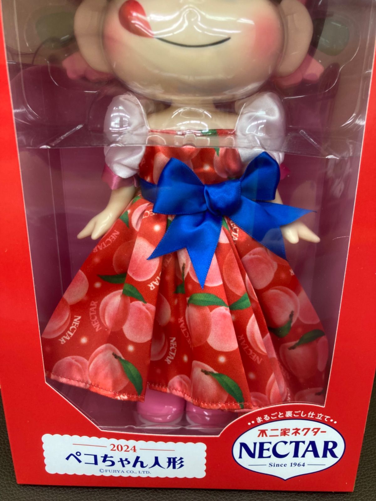 未開封 不二家 ペコちゃん人形 2024 ネクター セブン 限定 箱サイズ高
