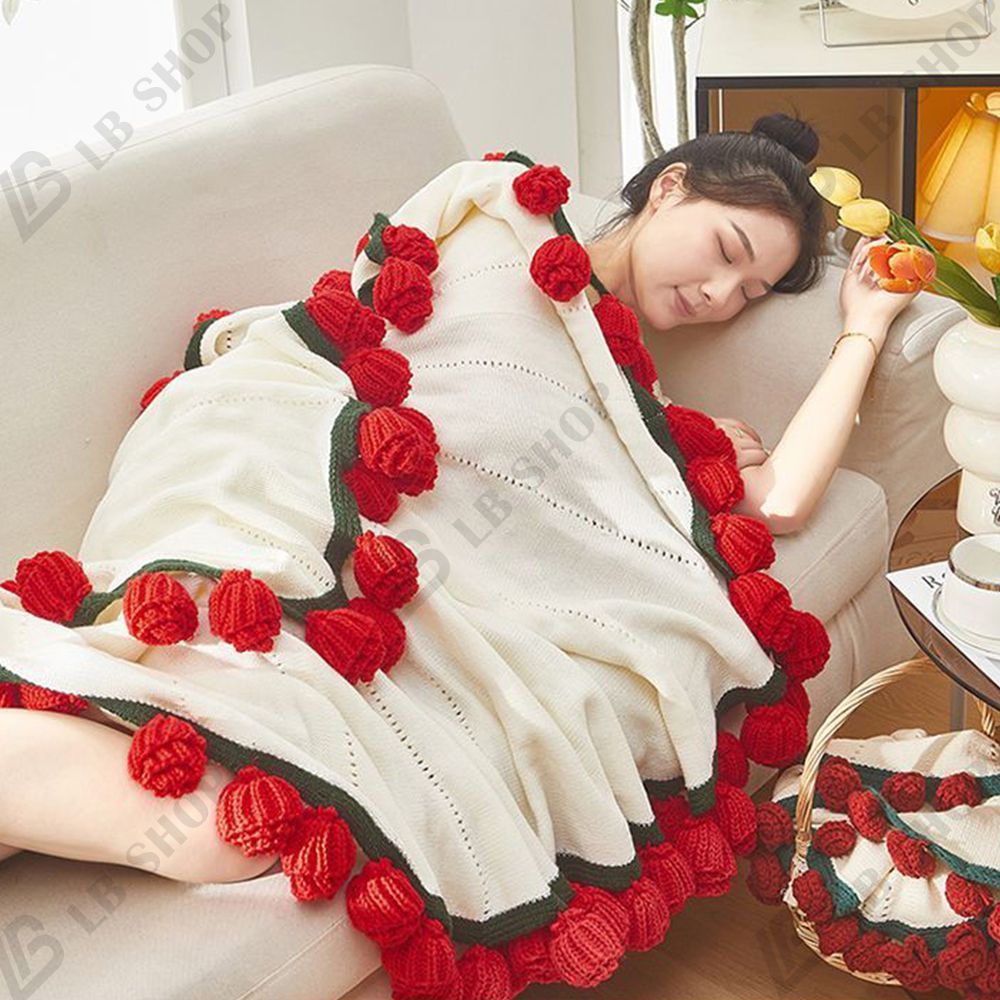 完成品] 花束ブランケット 160CM 99本の大きなバラ ブーケ