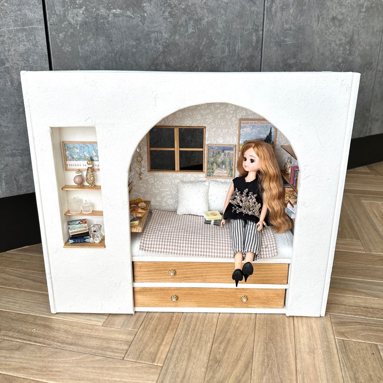 受注制作】1/6ドールハウス*のんびりヌックのお部屋 - メルカリ