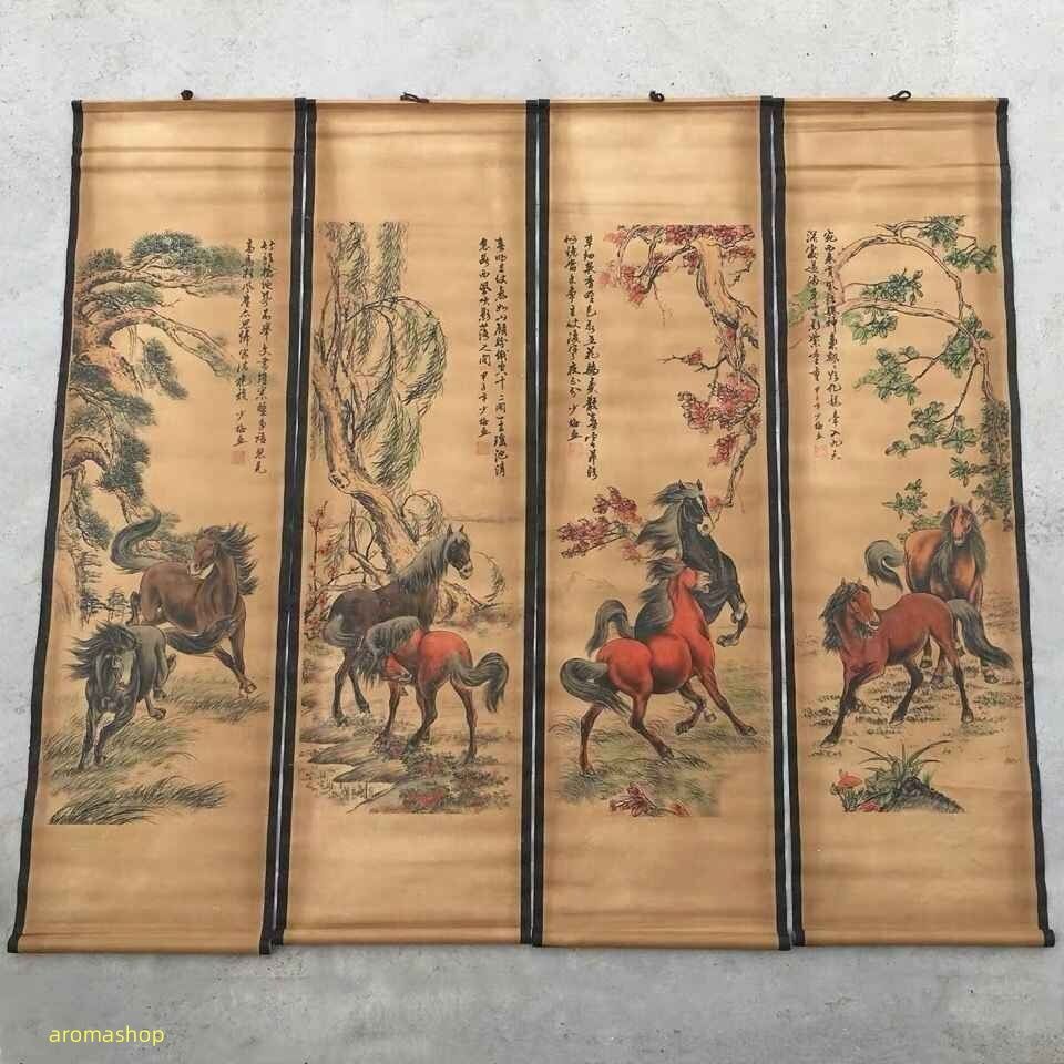 刺繡 完成品 中国美術 古画中国画 美術画 中国古画 古美術 八駿圖 刺繡