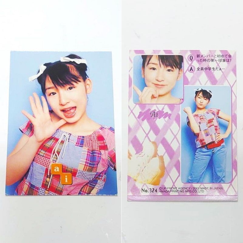 カード 加護亜依 （モーニング娘。） トレカサイズ 6枚 ／ 平成