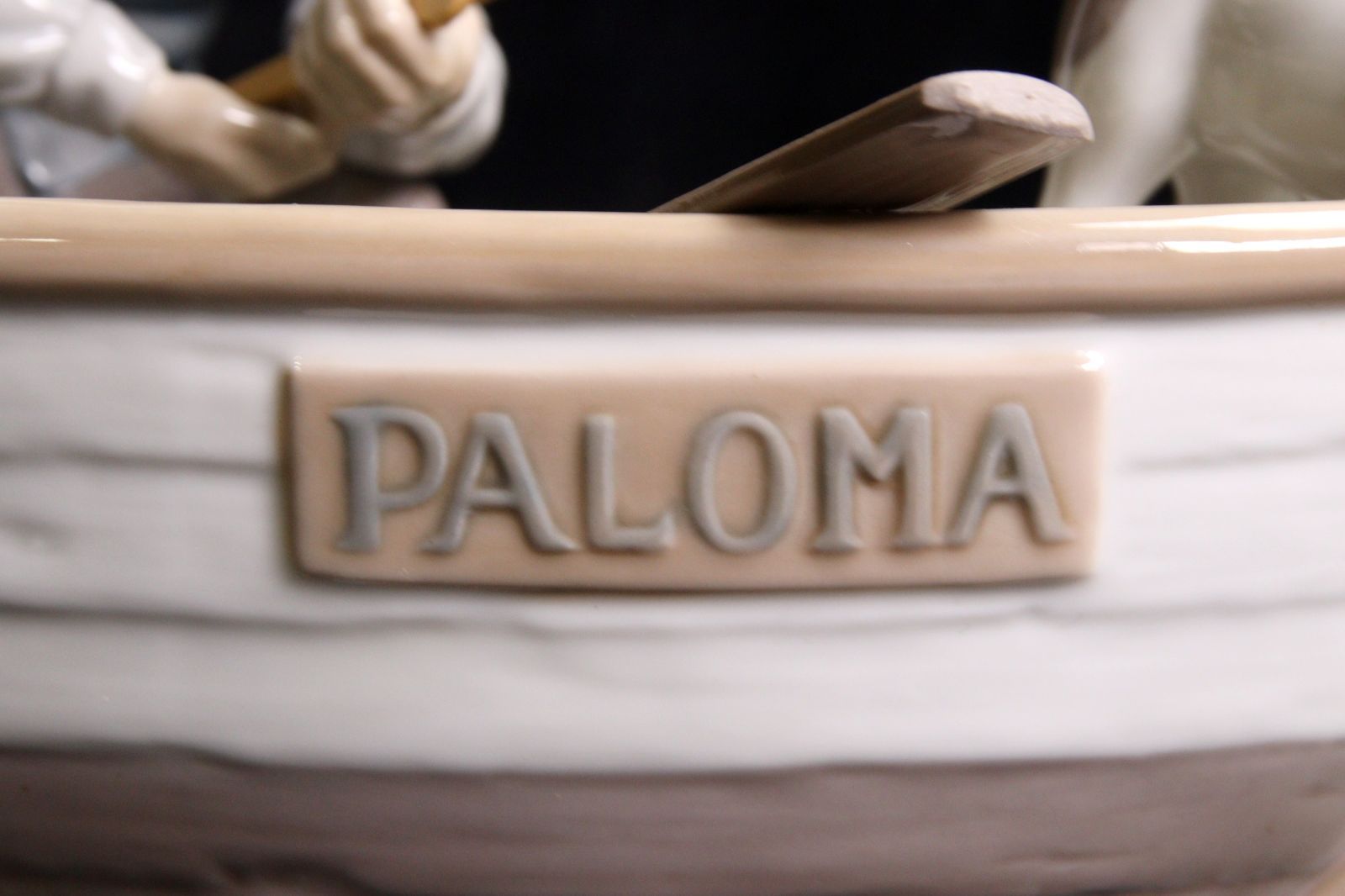 LLADRO リヤドロ 「おじいちゃんと魚釣り」 39cm アンティーク 楾 F942