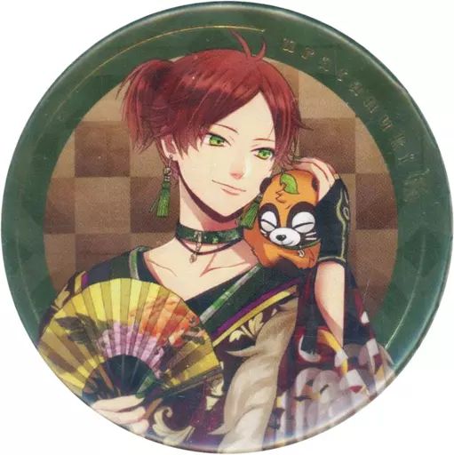 中古】バッジ・ピンズ うらたぬき(等身) 缶バッジ/ホロ加工 「浦島坂田