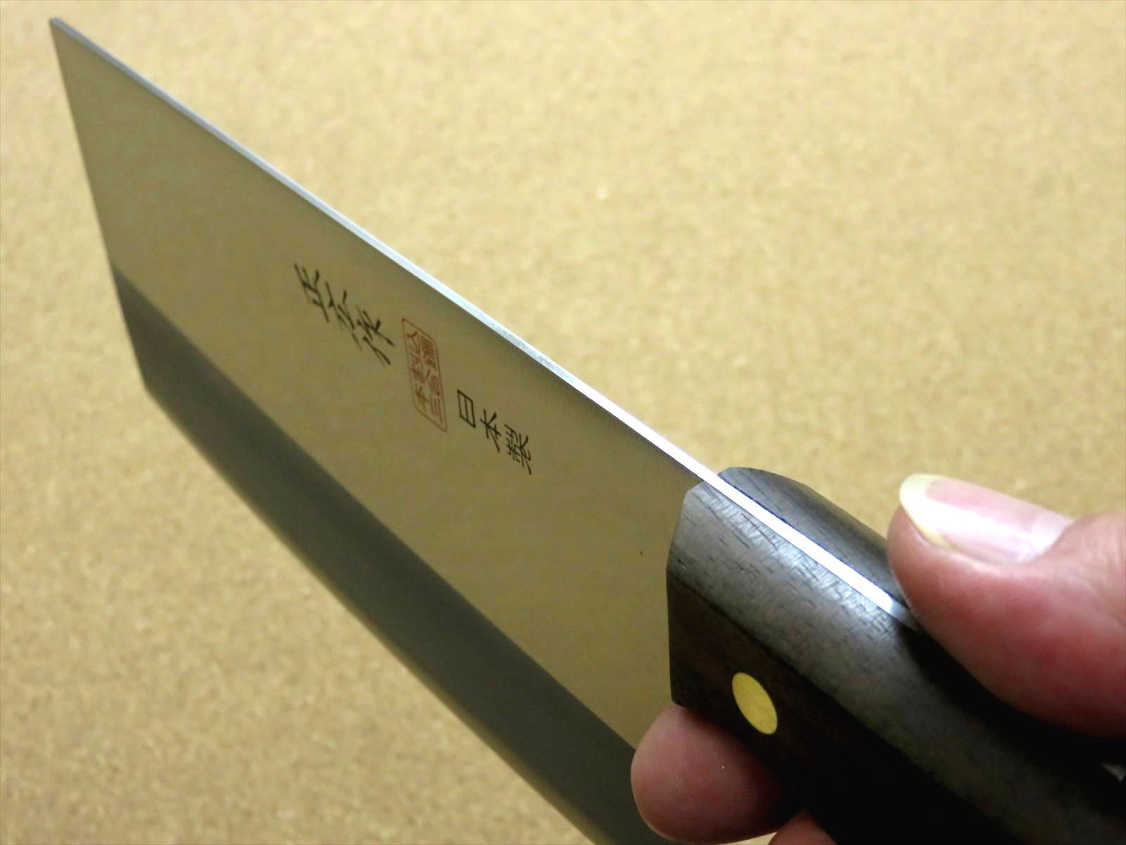 包丁 中華包丁 17.5cm (175mm) 正広 関の刃物 角小型 薄口 本割込三合