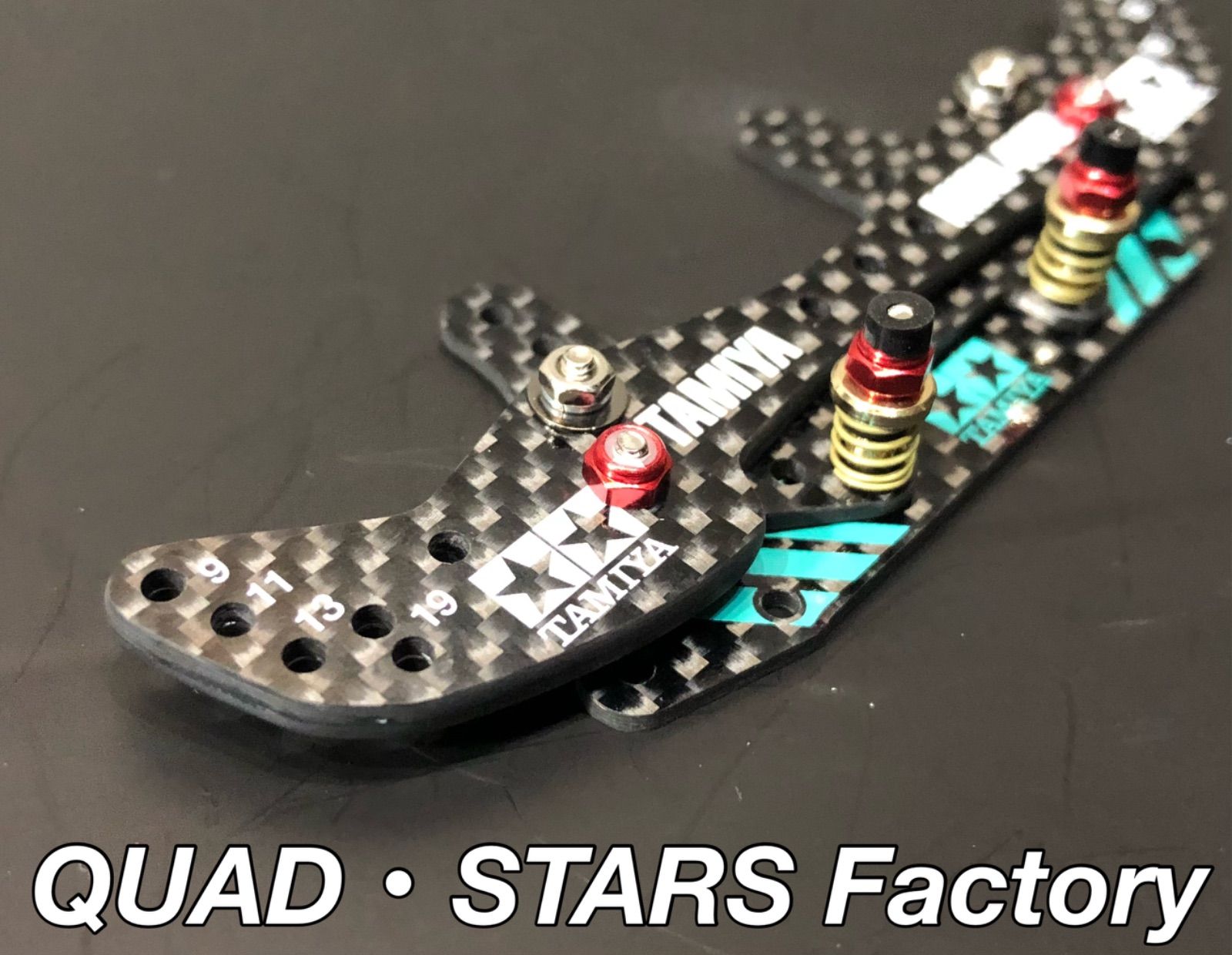 ミニ四駆・カスタムパーツ】2軸ATリジットバンパー フロントワイド