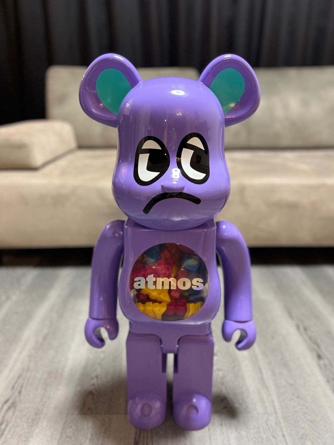 未開封 ベアブリック BE@RBRICK atmos BADMOOD 1000％