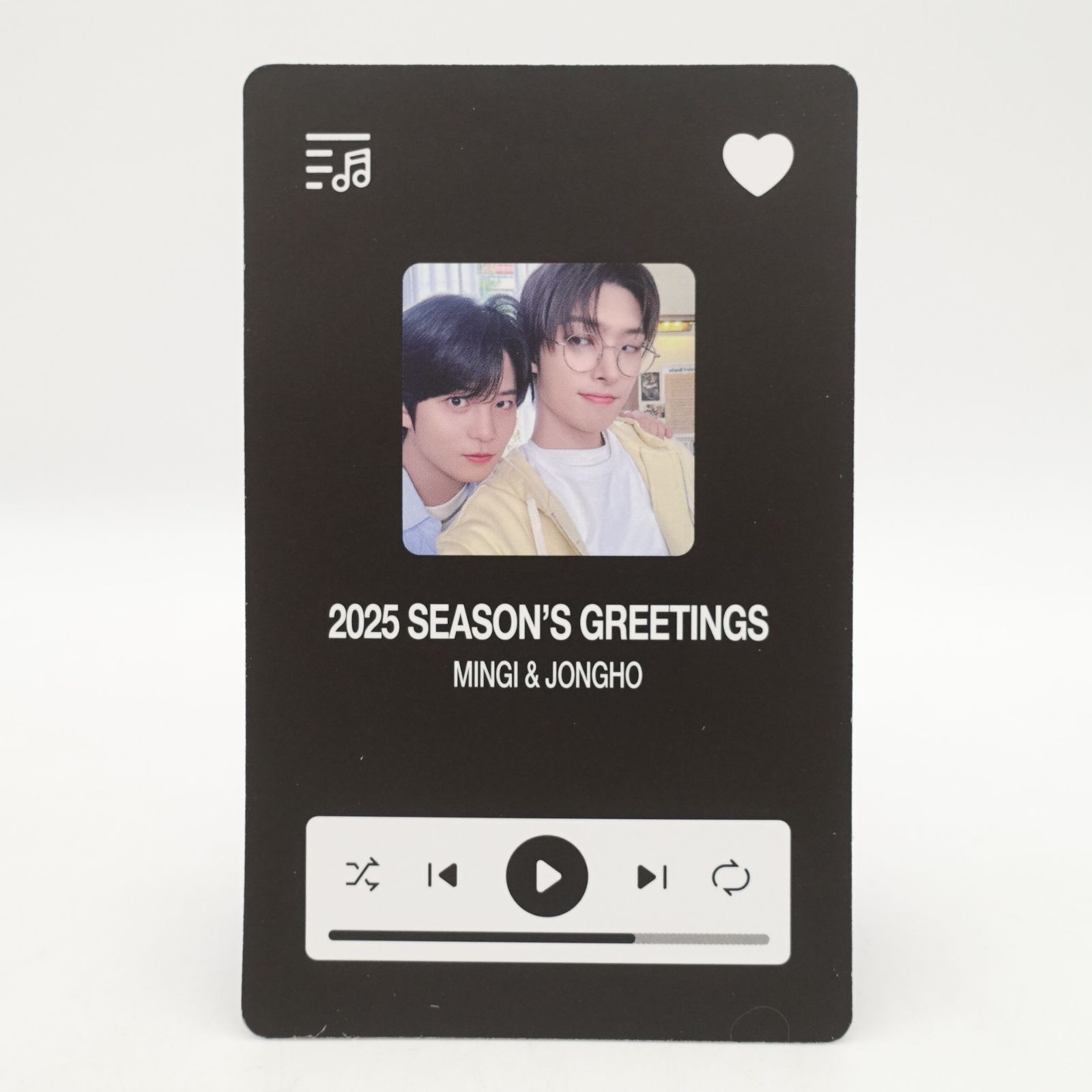 ATEEZ ミンギ ジョンホ ユニットトレカ フォト カード 2025 シーグリ