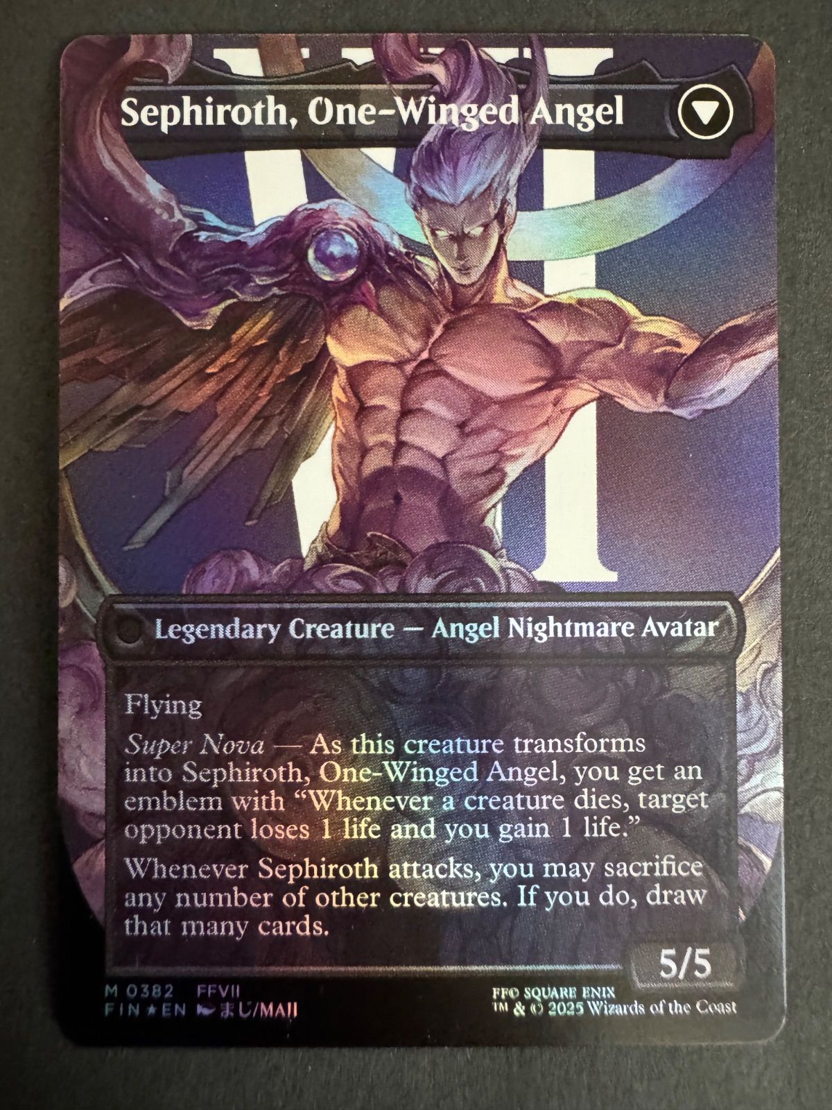 威名のソルジャー、セフィロス ボーダーレス 英語 Sephiroth, Fabled