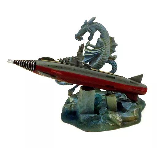 中古】トレーディングフィギュア ラッキーフィギュア：轟天号 「ゴジラ