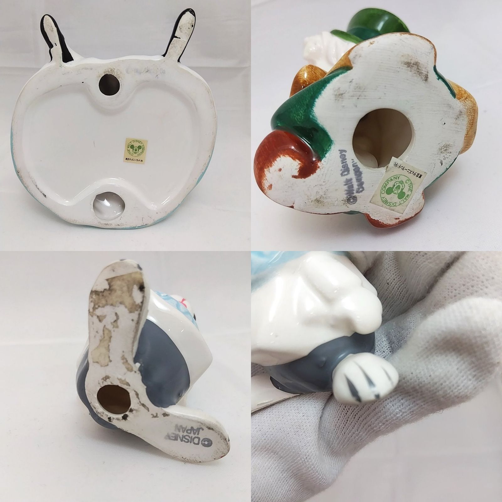 希少 3点セット】 ディズニー 不思議の国のアリス 陶器 置物 アリス