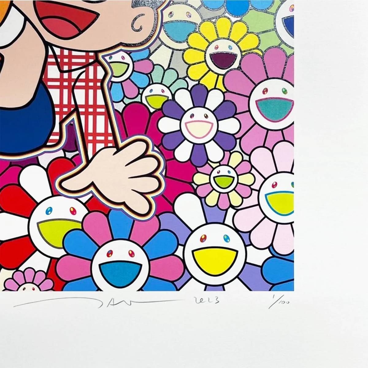 限定 ED100 村上隆 直筆サイン入り 