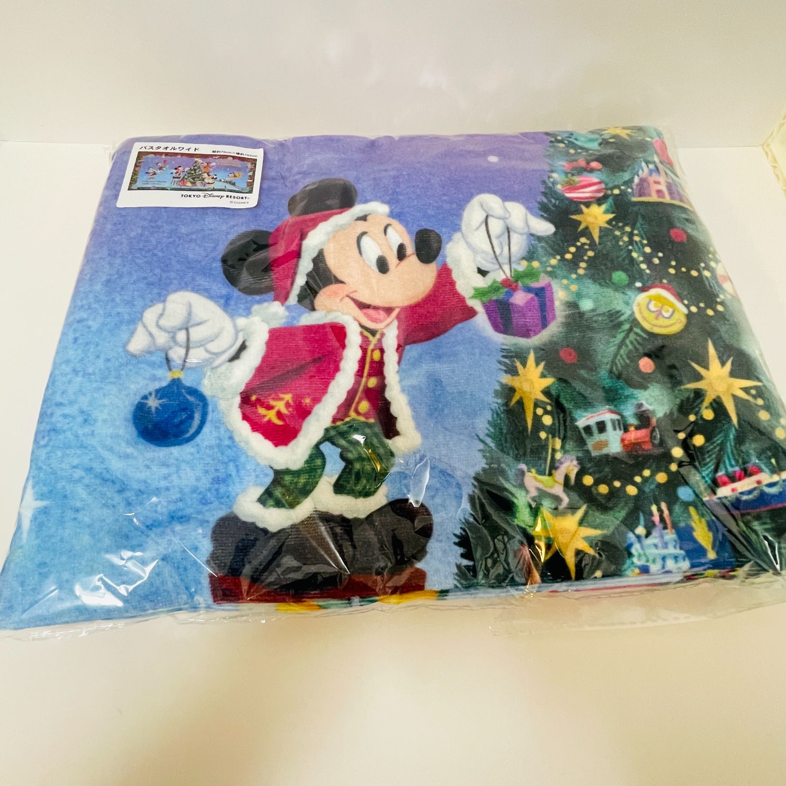 ディズニーランド バスタオル ワイド 大判バスタオル クリスマス 2022