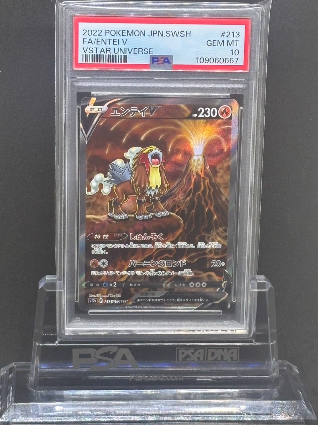 エンテイV SAR S12a【VSTARユニバース】213/172 PSA10 - メルカリ