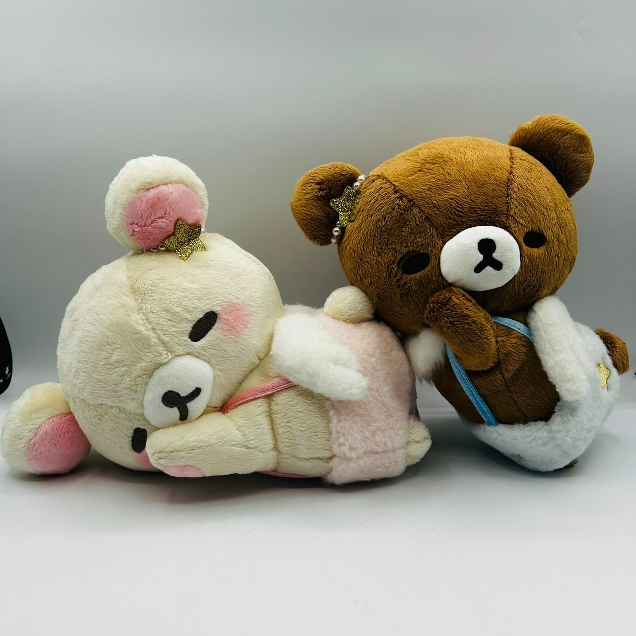 タグ付】 リラックマ すやすや天使の寝顔ぬいぐるみ チャイロイコグマ