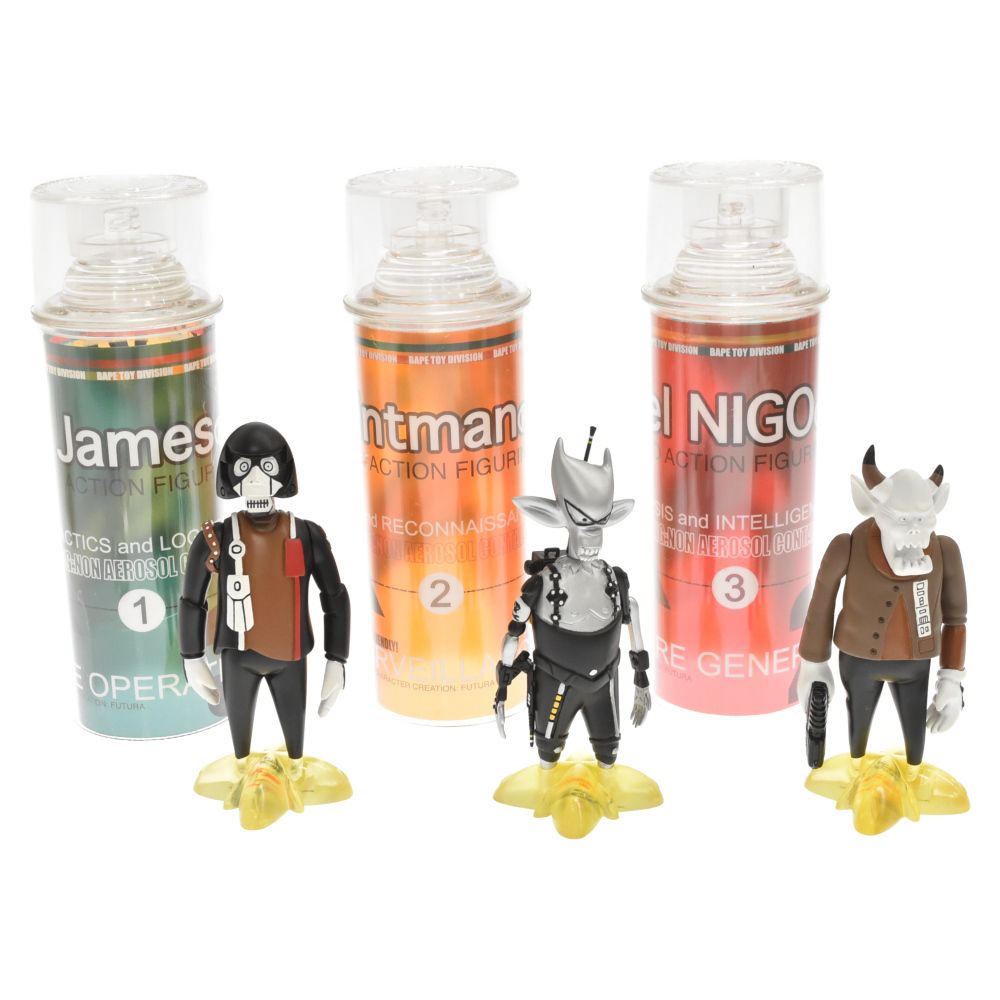 A BATHING APE (アベイシングエイプ) FUTURA POINTMAN / LE JEMES / EL