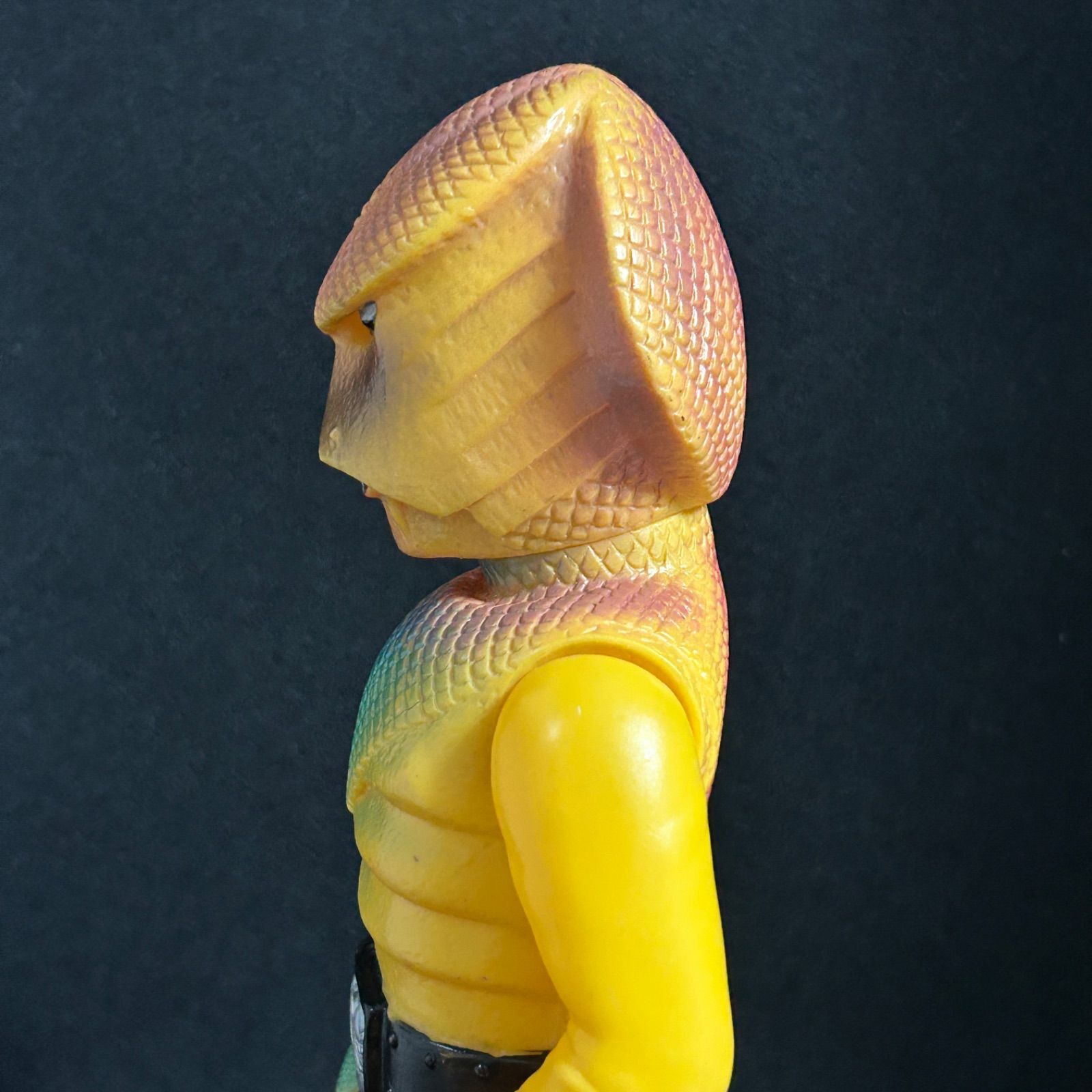 仮面ライダー 旧バンダイ製 コブラ男 キングサイズ 美品 ソフビ