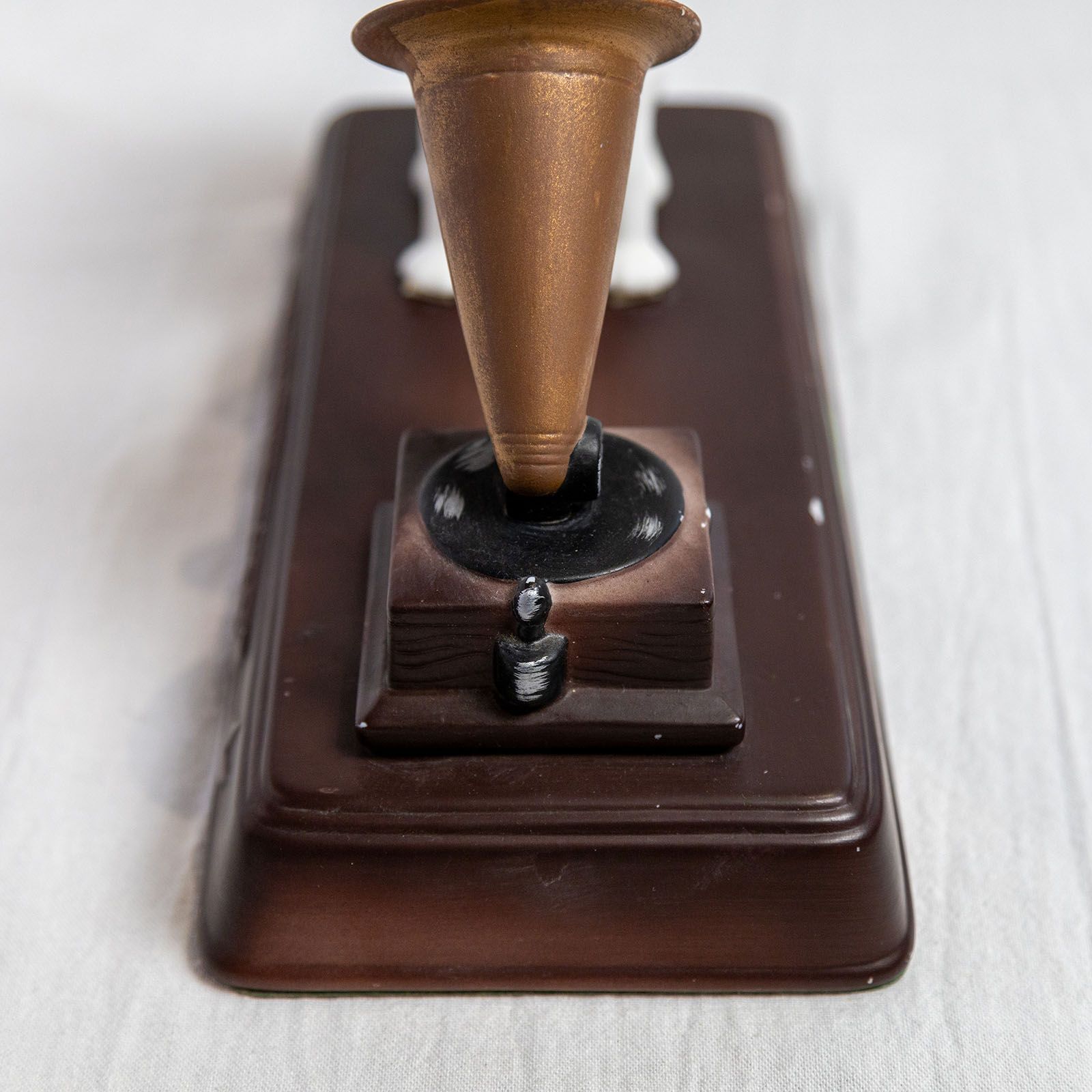 昭和レトロ】Victor ビクター ニッパー犬 蓄音機 置物 - メルカリ