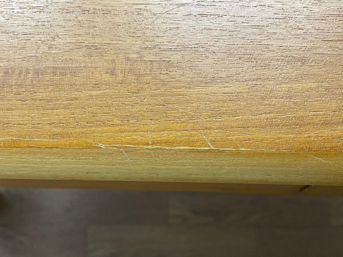 ○スキャンティーク SCANTEAK 引き出し付デスク 机 勉強机 書斎机