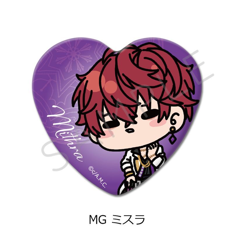 新品/公式】魔法使いの約束_ハート型缶バッジ MG ミスラ 公式グッズ