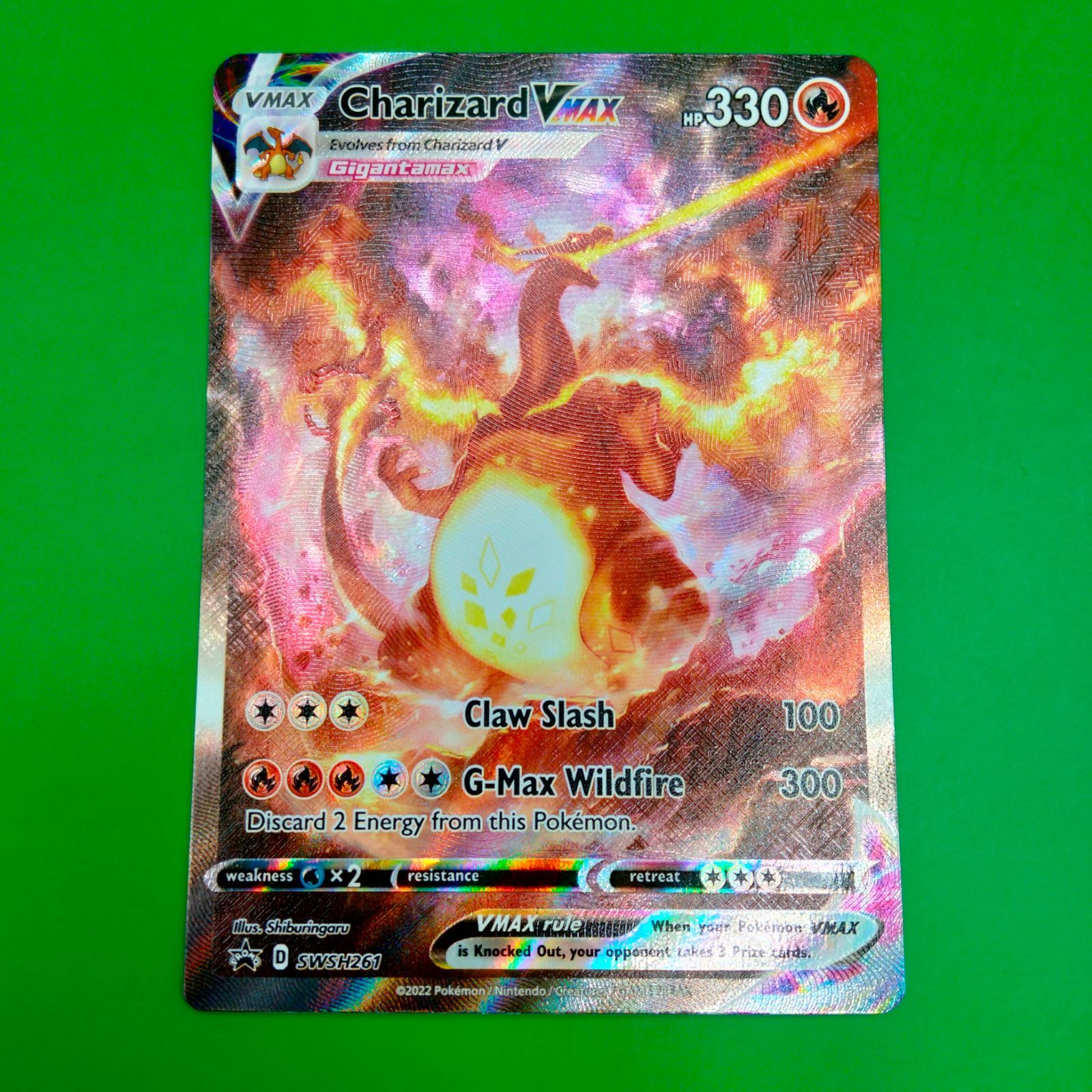 ポケカ 英語版 リザードンVMAX プロモ SR SWSH261 - メルカリ