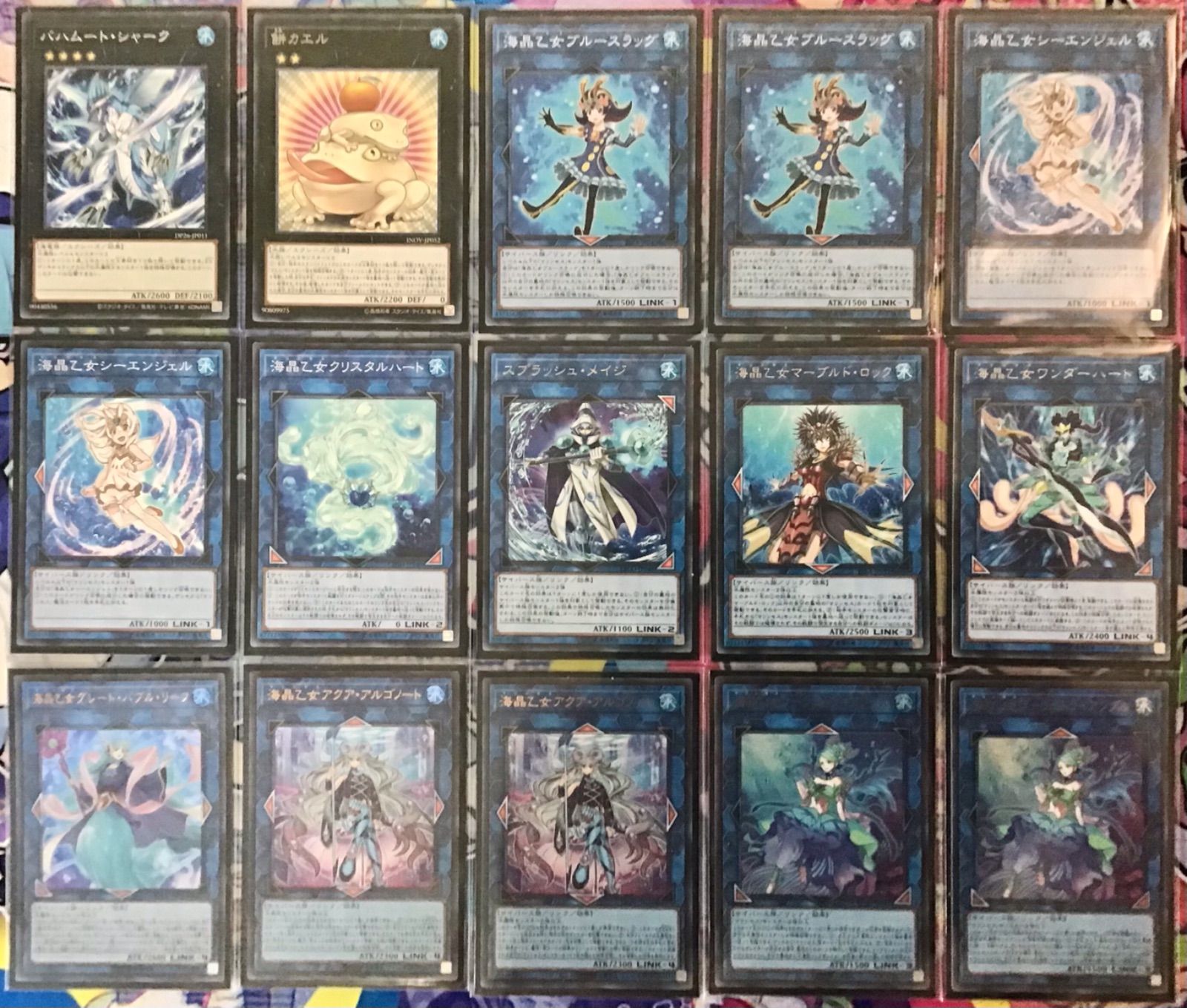 本格構築 【マリンセスデッキ】 メイン&エクストラ&二重スリーブ