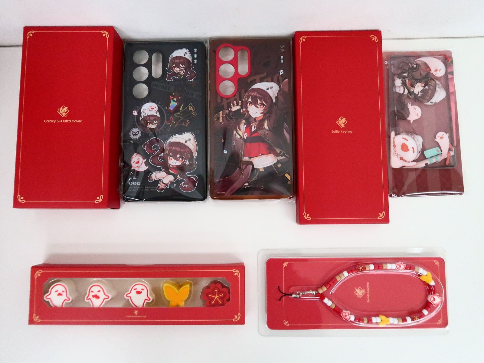 中身未開封・未使用】 原神 Galaxy S24 Ultra コラボセット 胡桃