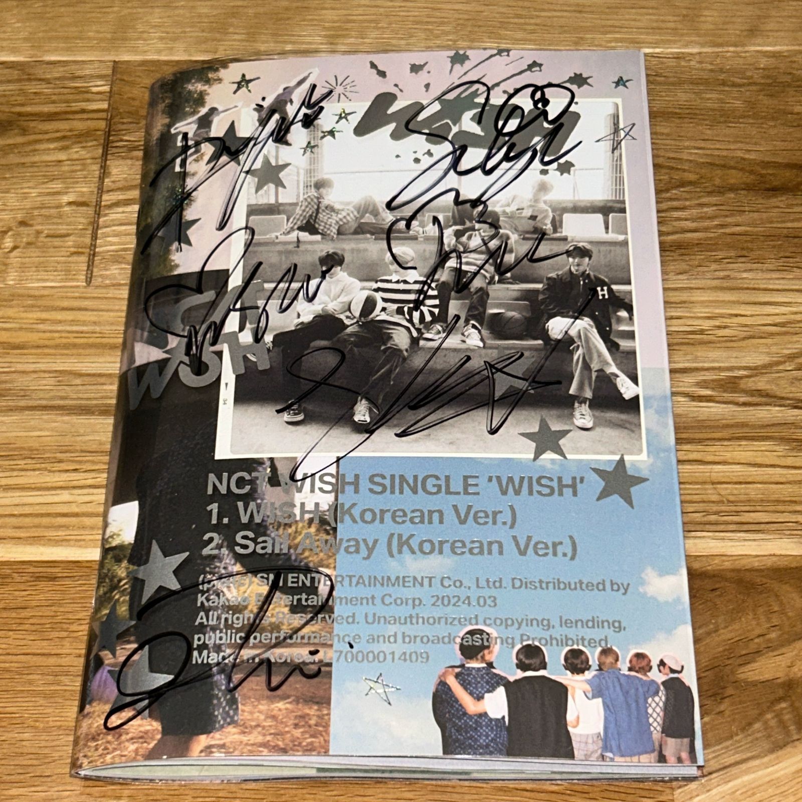 NCT WISH 直筆サイン「WISH」Photobook ver.CD - メルカリ