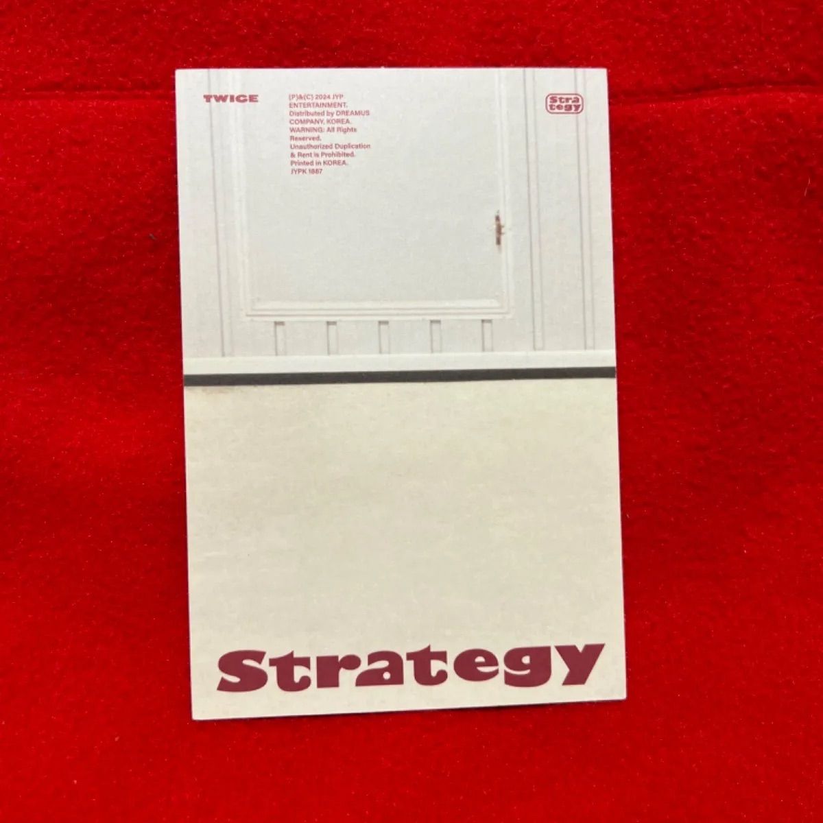 Twice Strategy モモ 直筆サイン入り ポストカード アメリカ限定 US