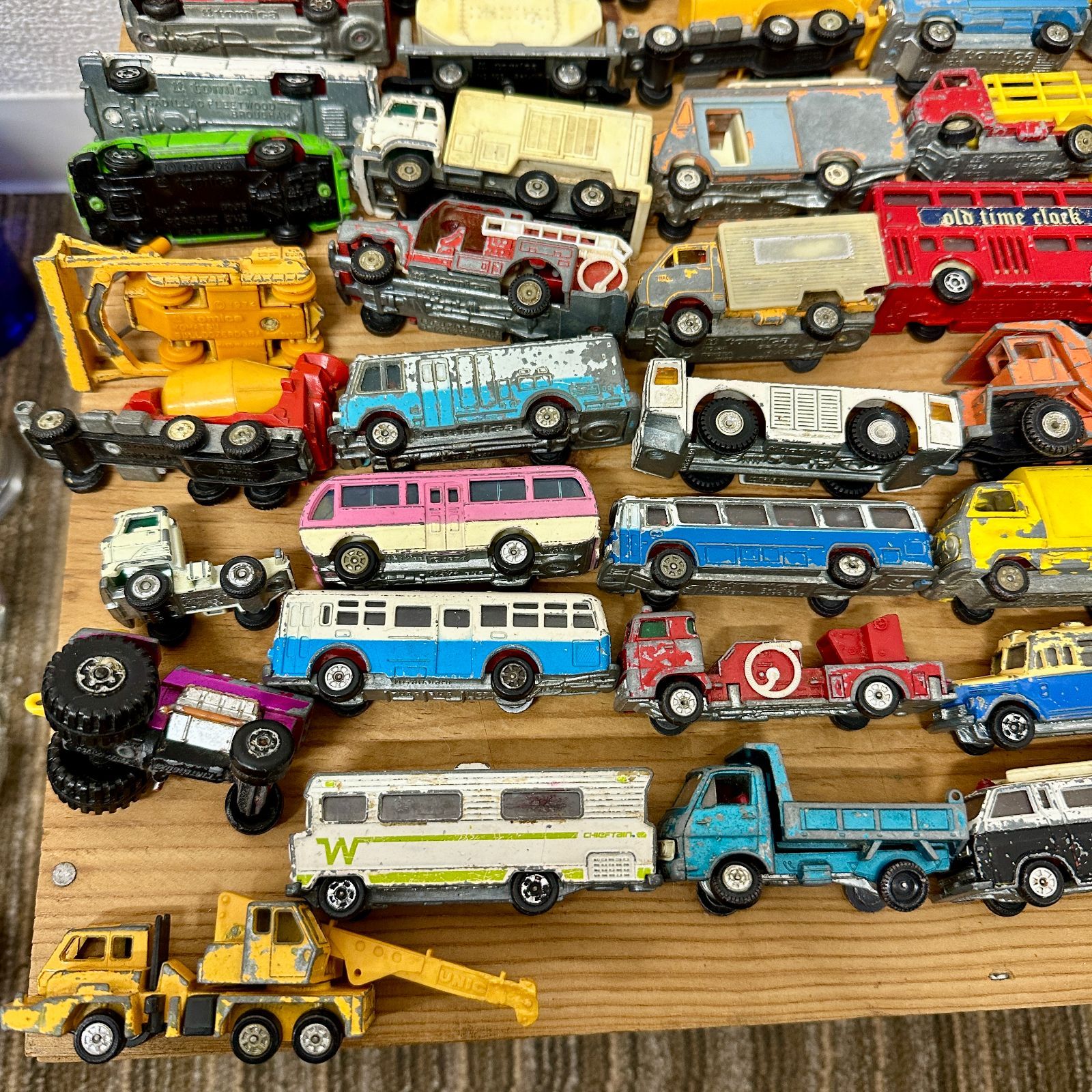 TOMICA トミカ 大量 まとめ売り 64台 日本製 ジャンク レア 当時物