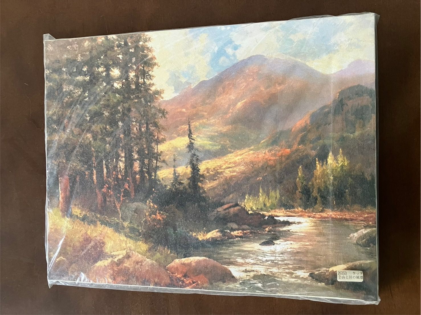 ロバート・ウッド 『山と川の風景』 複製画 6号 - メルカリ