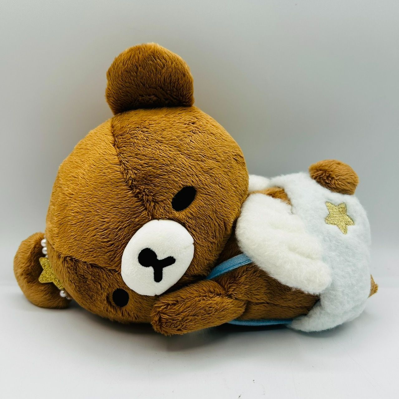 タグ付】 リラックマ すやすや天使の寝顔ぬいぐるみ チャイロイコグマ