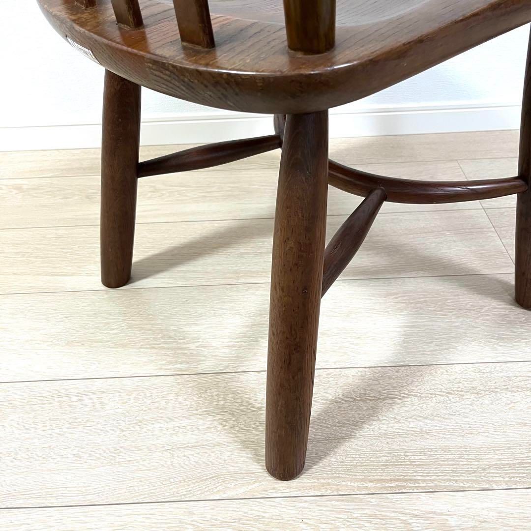 そ73【柏木工】ダイニングチェア 木製 ウインザーチェア 飛騨高山