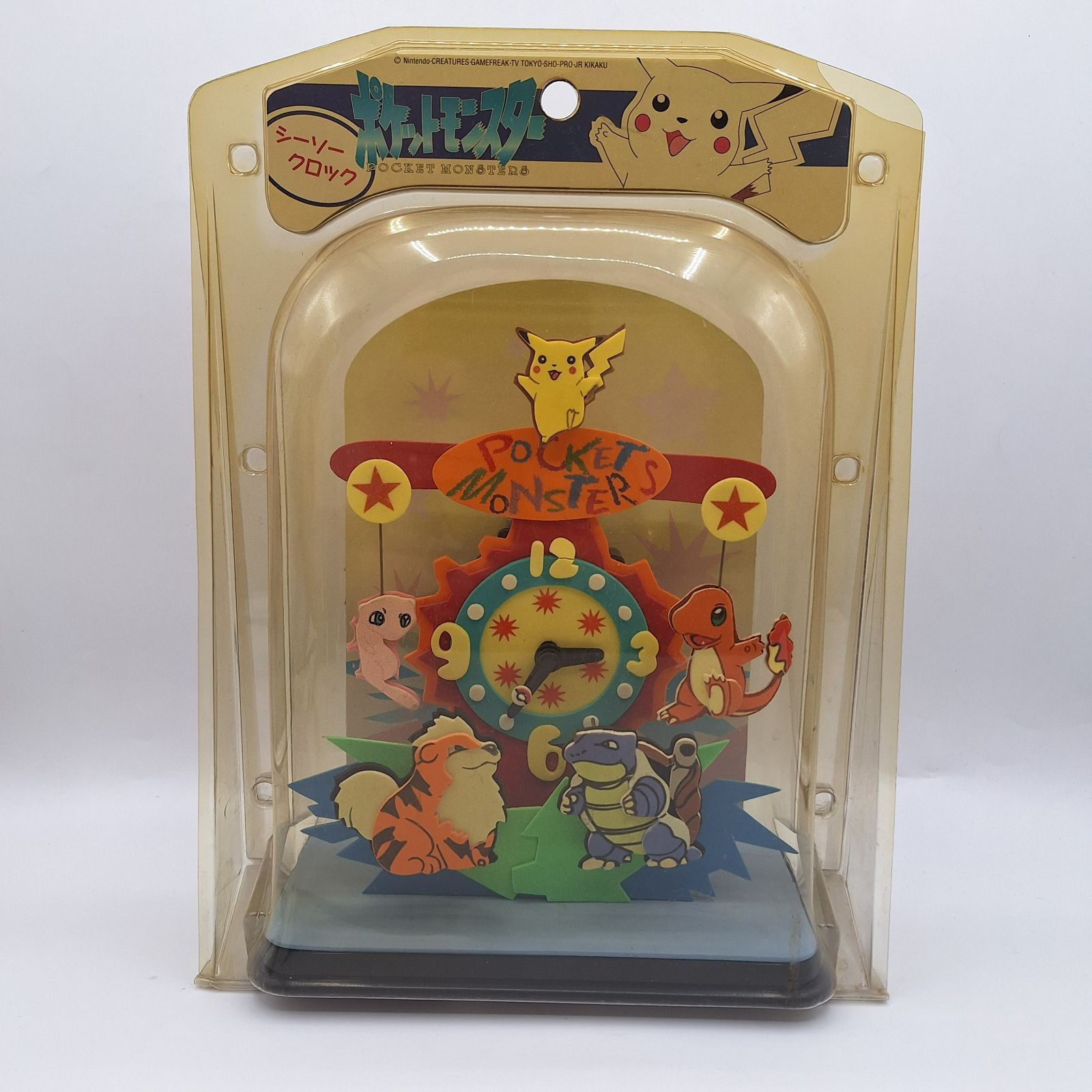 ポケットモンスター ポケモン シーソークロック 初代 当時物 箱入り