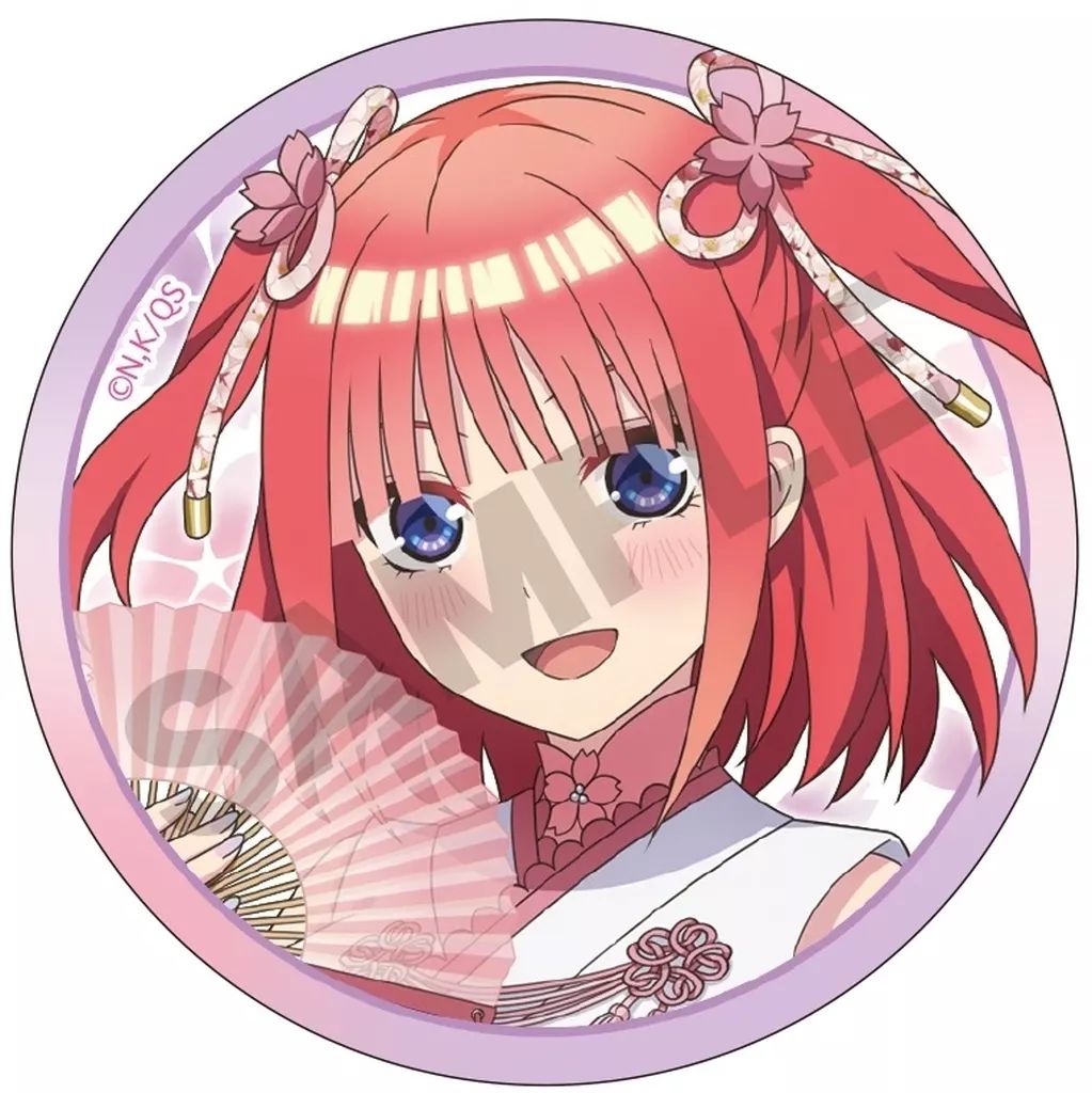 中古】バッジ・ビンズ 中野二乃A 「五等分の花嫁 トレーディング缶