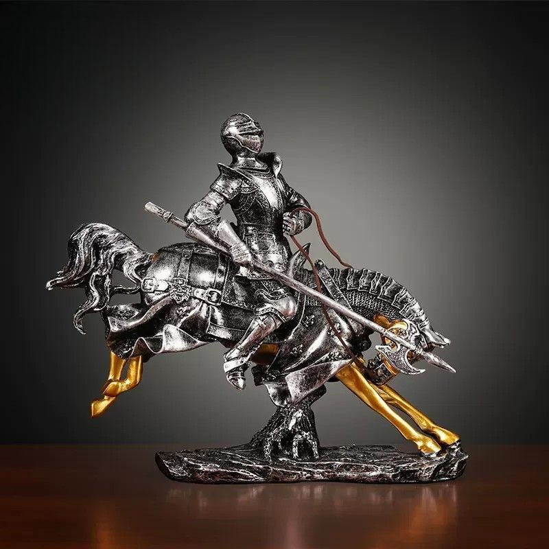 置物 装飾品 人形 フィギュア 騎士 ナイト 騎兵 中世ヨーロッパ