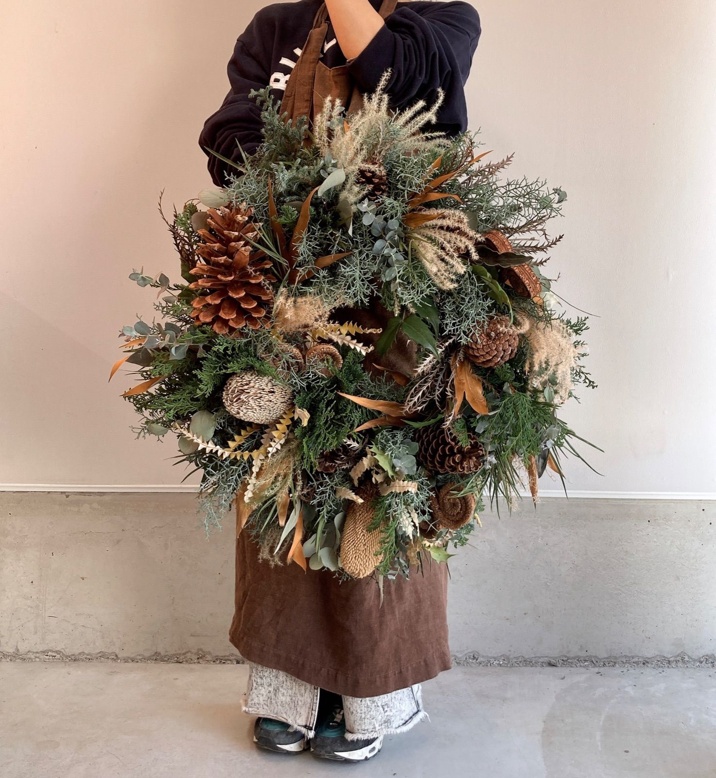 特大クリスマスリース 70cm 送料込み - メルカリ