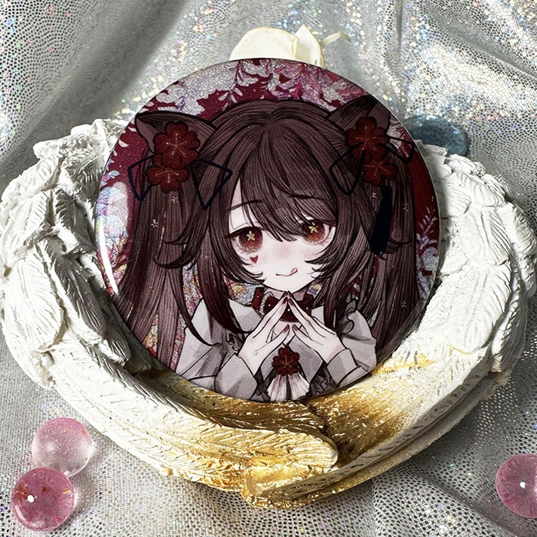 原神 同人缶バッジ 胡桃A (フータオ)58mm 缶バッヂ - メルカリ