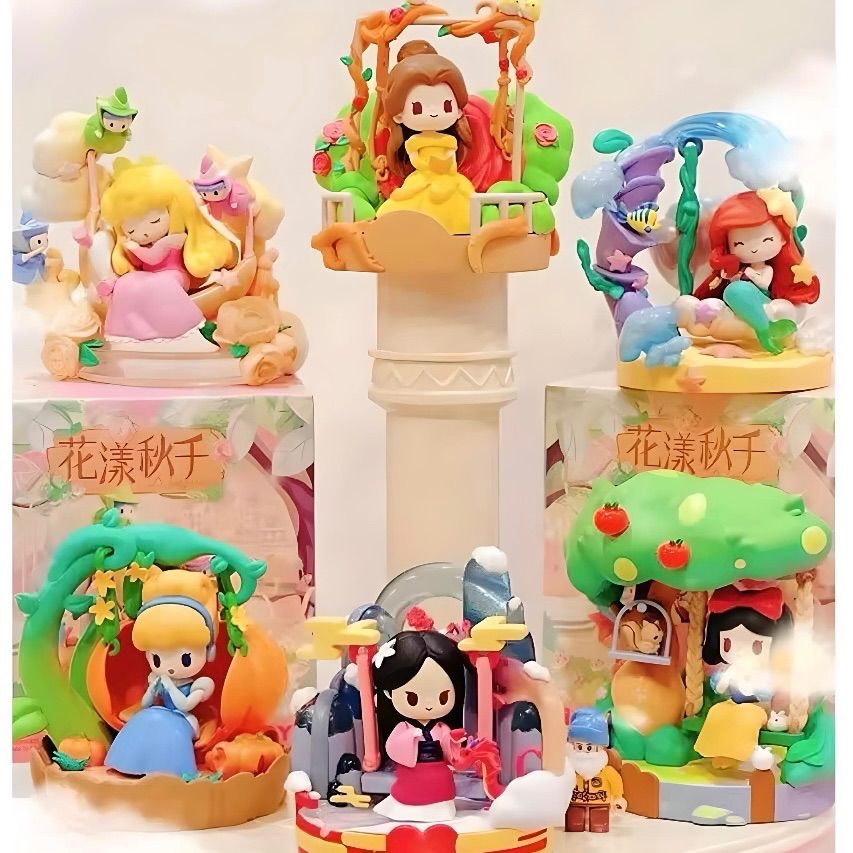 海外 限定 被りなし6種セット ディズニー 公式 プリンセス D-baby