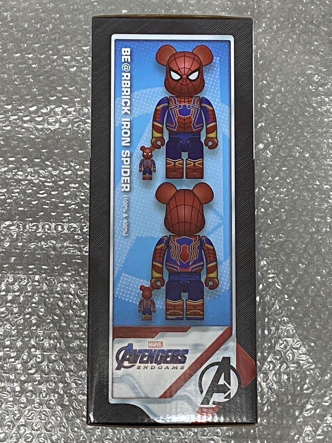 BE@RBRICK IRON SPIDER 100％ & 400％ ベアブリック アイアン