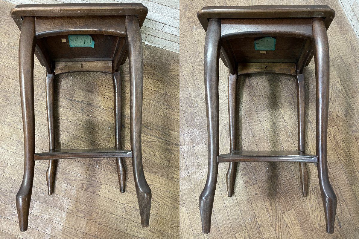 ○maruni マルニ ベルサイユシリーズ ブビンガ 電話台 サイドテーブル