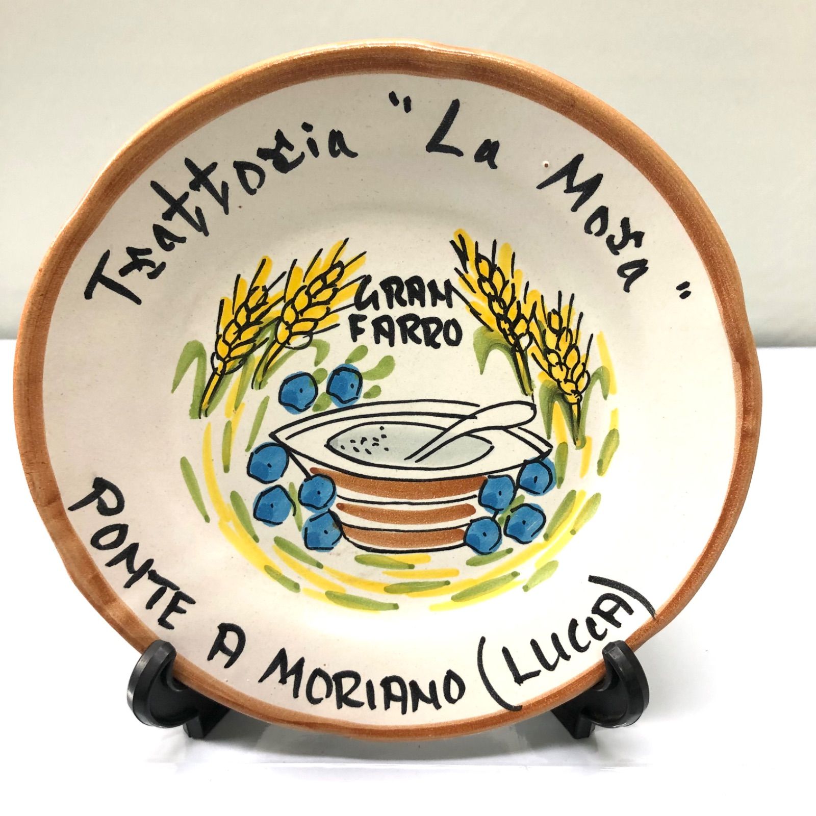 ブオンリコルド イタリア製絵皿 BUON RICORDO イタリア 絵皿 1988 美食