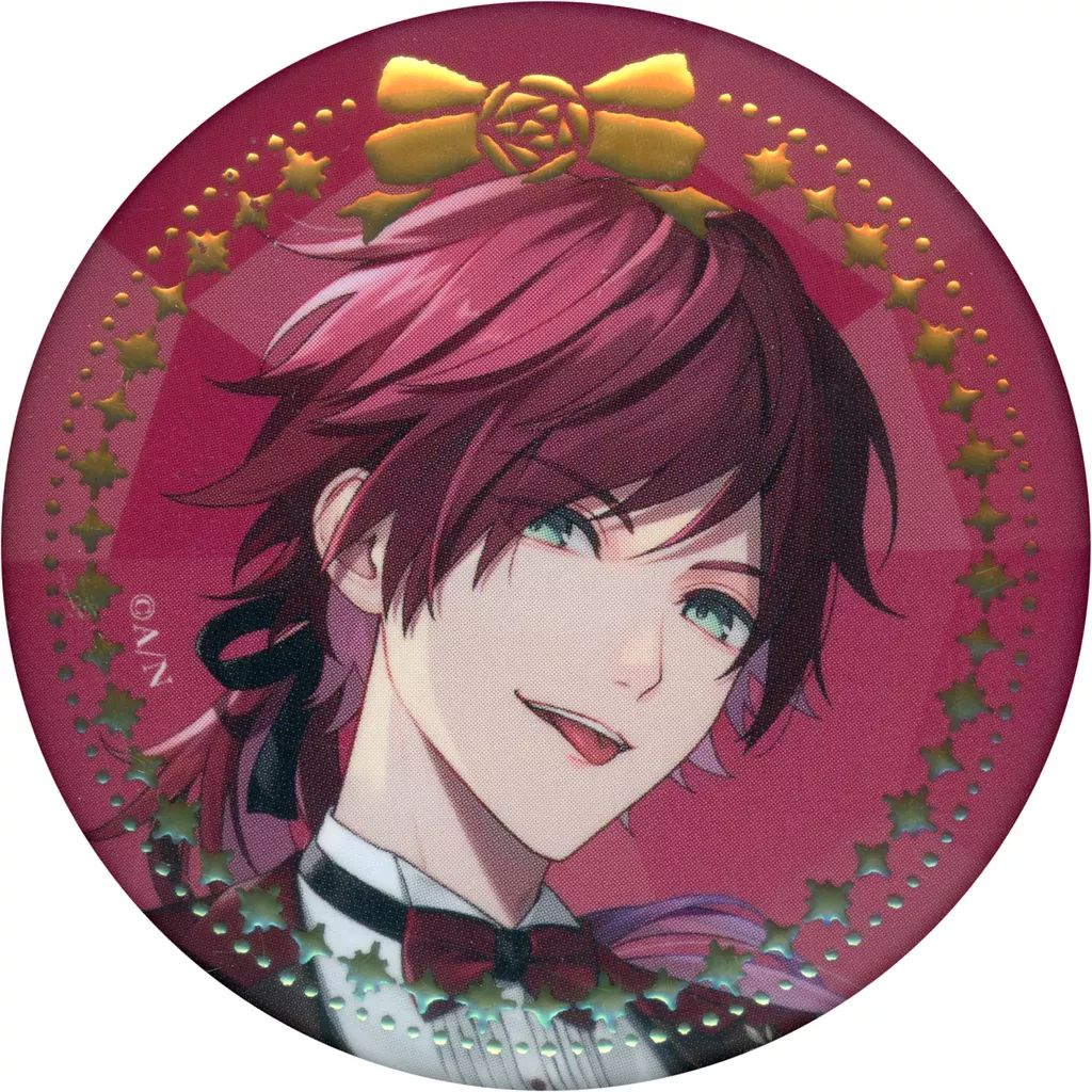 中古】バッジ・ビンズ ローレン・イロアス ジュエリー缶バッジ