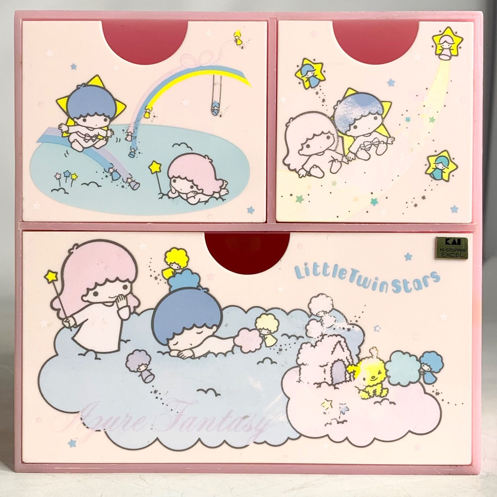 昭和レトロ サンリオ キキララ リトルツインスターズ 引き出し 小物
