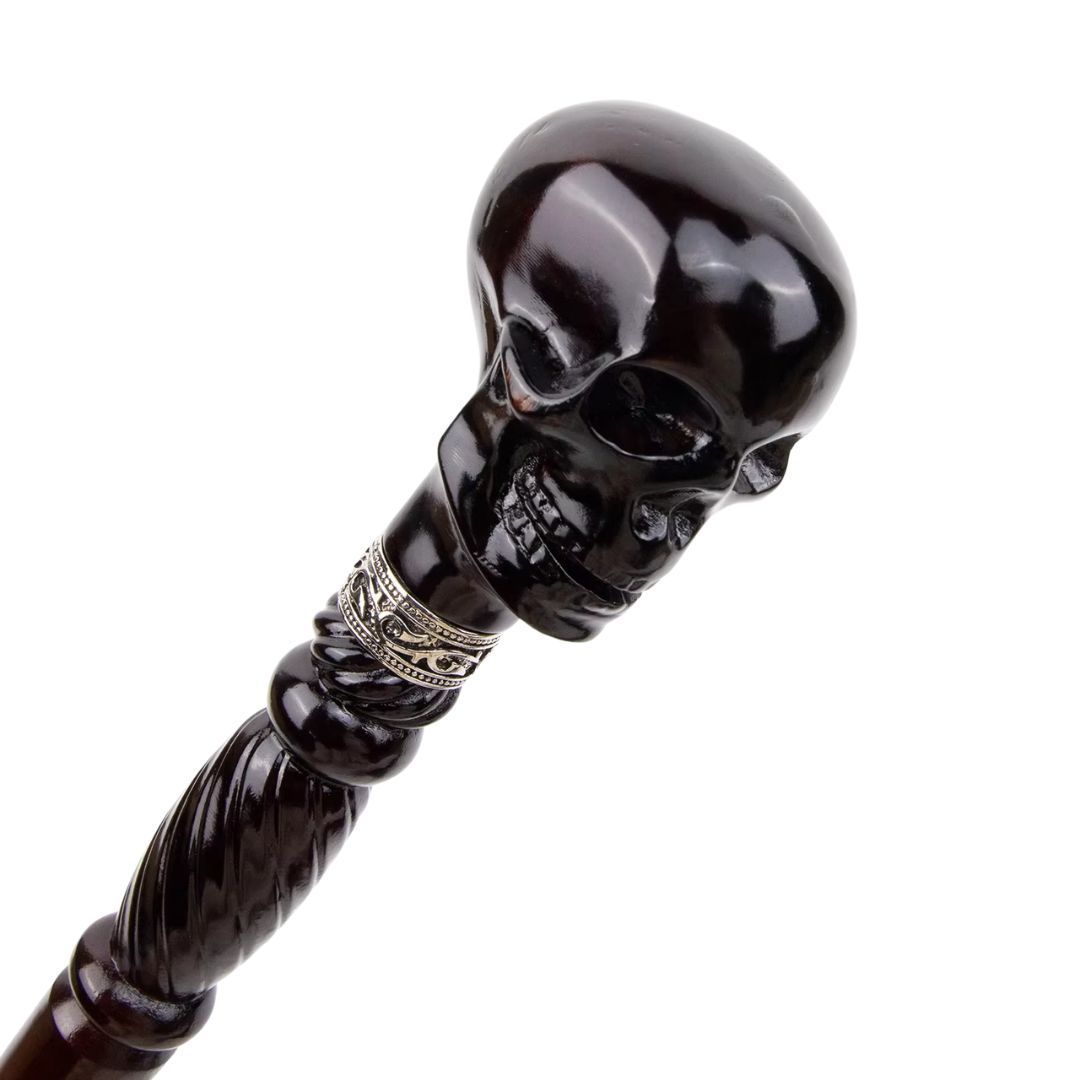 杖 ブラックスカルヘッド Victorian Skull（ヴィクトリアンスカル） 黒