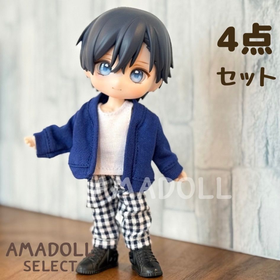 オビツ11 ねんどろいどどーる 可 服 男の子 セット 靴 カジュアル